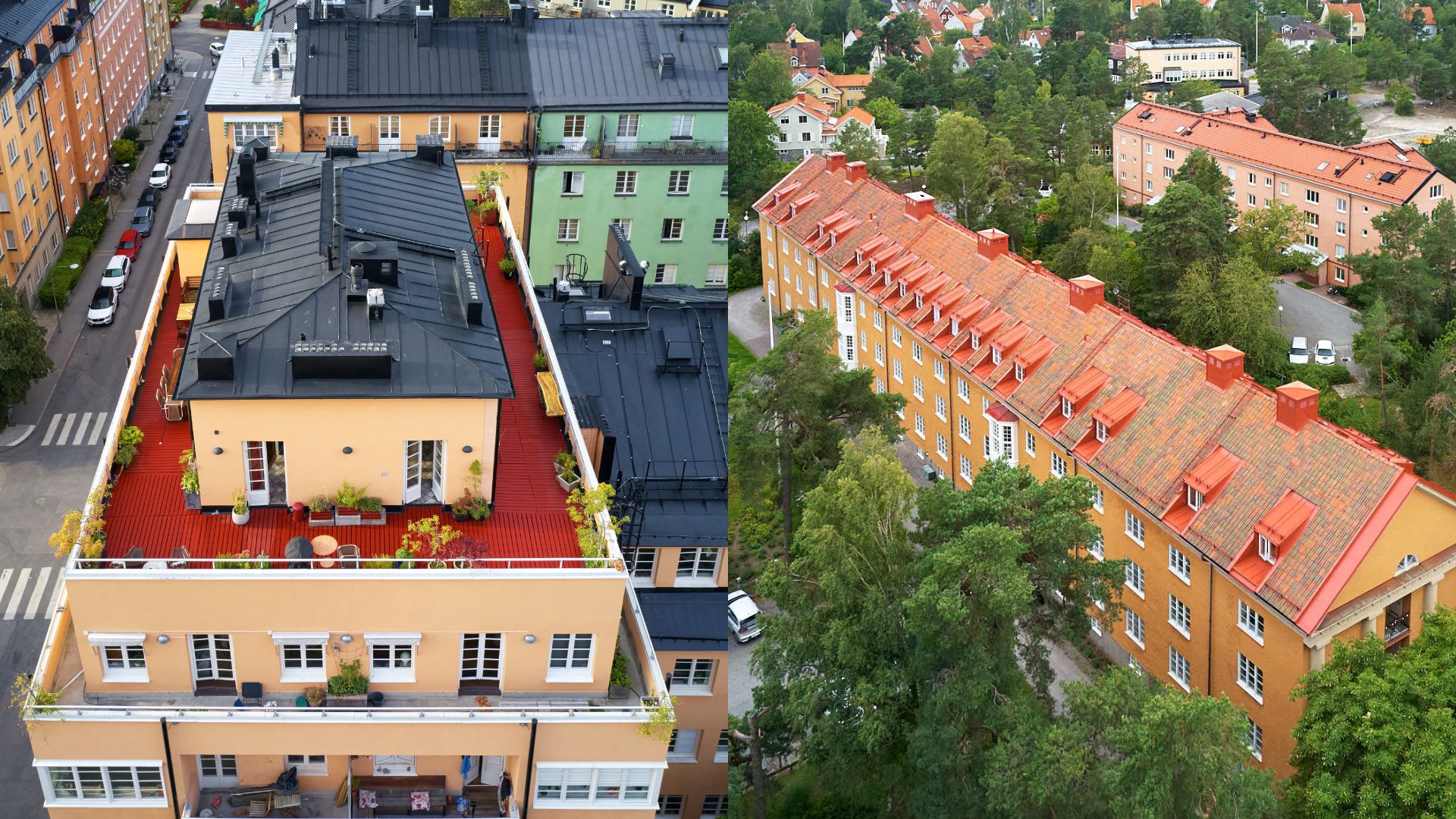 Plåt eller tegeltak