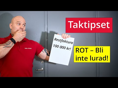 Taktipset – ROT – Bli inte lurad!