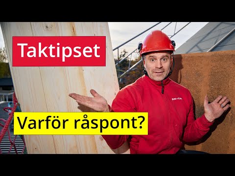 Taktipset – Varför råspont?