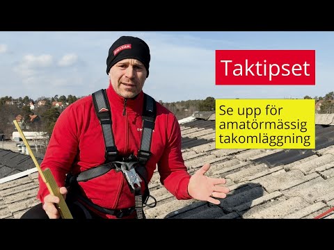Taktipset – Se upp för amatörmässig takomläggning