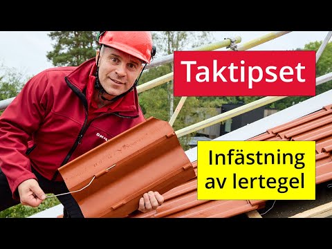 Taktips – Infästning av lertegel